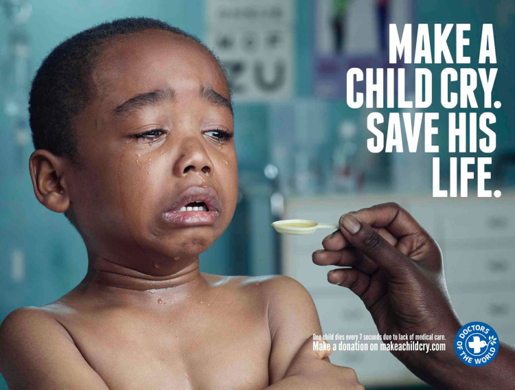 Doctors of the world haz llorar a un niño