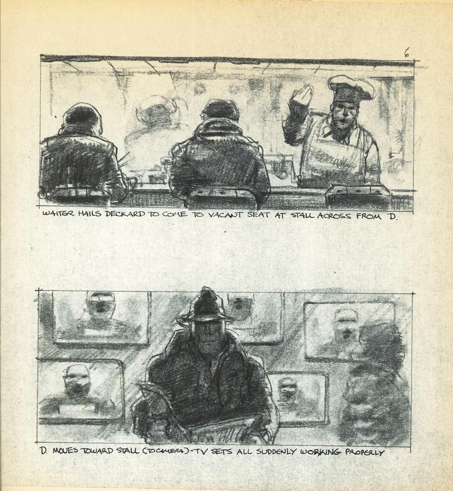 ejemplo de storyboard de blade runner